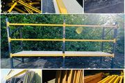 Pallet Racking - With Boards - Like New Condition - Large Quantity