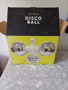 disco ball with lights and motor