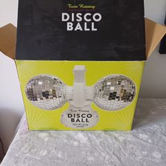 disco ball with lights and motor