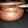 Large 19th century copper colander 40cm Image 4