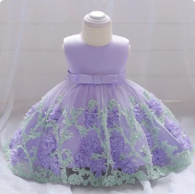 New Baby Girl Flower Dress size 3-9 mths