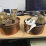 copper and brass paraffin lamps Image 4