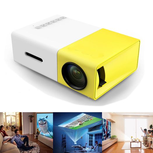 Mini Portable LED Projector 1080P HD Home Cinema Theater System PC Laptop SmartPhone