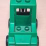 Vintage Lego Duplo Police Van Car Green Paddywagon Image 4