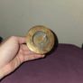Antique solid brass candle holder Image 3