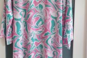F&amp;F pink and turquoise kaftan Sz M (12-14 UK) - Bnwt Rrp 22