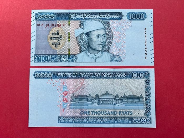 Myanmar. 1,000 Kyats  2020 . Pick 85a   ( UNCIRCULATED )Commemorative Issue.