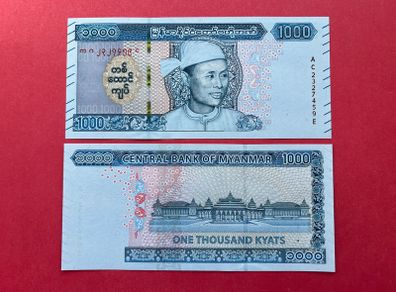 Myanmar. 1,000 Kyats  2020 . Pick 85a   ( UNCIRCULATED )Commemorative Issue.