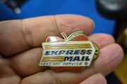 Vintage Express Mail Pin Badge
