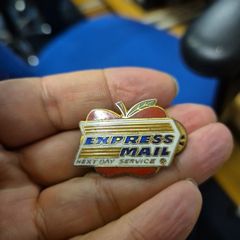 Vintage Express Mail Pin Badge