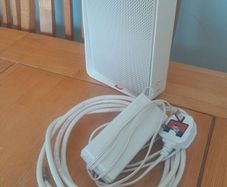 White Virgin Media Hub 3.0 Modem.