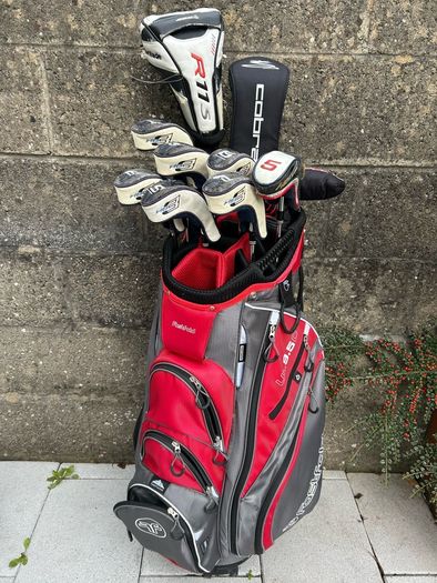 Full set of golf clubs
