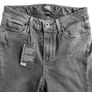 Paige Hoxton Ankle length Ripped Knee Distressed Straight Jeans in Washed Black 24 Image 8