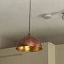 Hanging copper and gold hanging pendant light Image 4