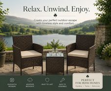 Garden furniture set made of PE polyrattan