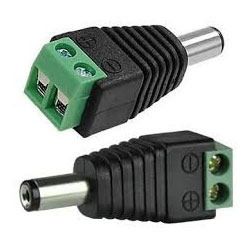 2x 12v DC Male&Female Power Balun Connector Adapter Plug Jack For CCTV