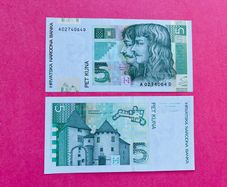 Croatia  5 Kuna  2001.  PICK 37. Unc