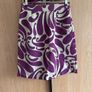 Hoss Intropia purple patterned pencil skirt with matching belt size 8 Image 6