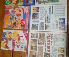 french books and DVDs for children age 4-14