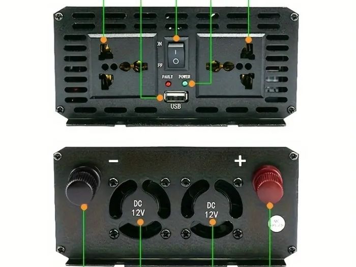 3000w power inverter DC 12V to AC 220V