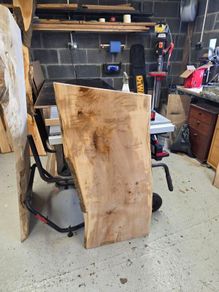 Live Edge Sycamore Slab- Kiln Dried