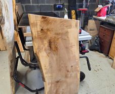 Live Edge Sycamore Slab- Kiln Dried
