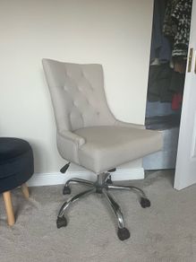 Grey office chair