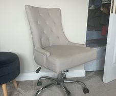 Grey office chair