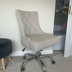 Grey office chair