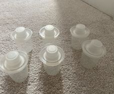 Baby milk powder containers