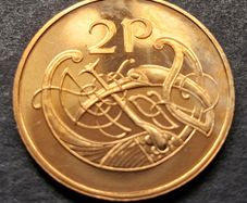 Ireland Excellent 1971 Two Pence 2p coin