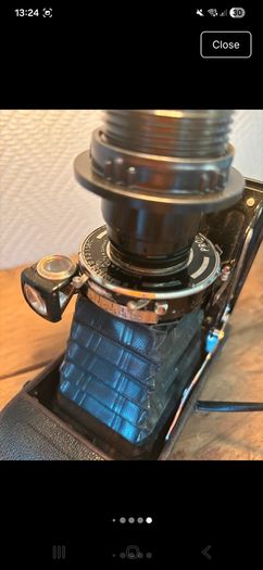 Vintage camera table lamp