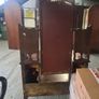 Antique Wooden Dressing Table with Triple Mirror Image 5