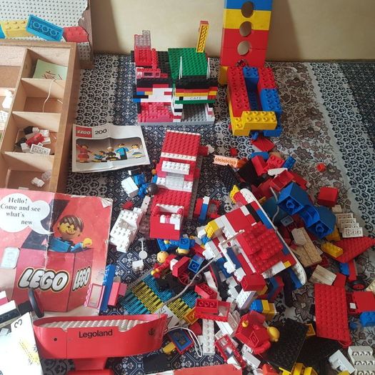 Vintage lego assorted sets and instructions