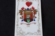 Ireland Postcard : Cork City Coat of Arms - Heraldic Series : 1905