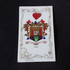 Ireland Postcard : Cork City Coat of Arms - Heraldic Series : 1905