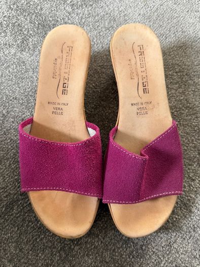 PRESTIGE Cork Wedge Sandals Size 5!