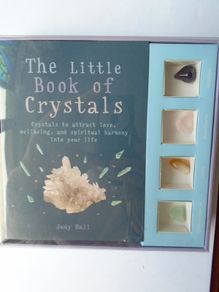 The Little Book of Crystals Kit, Judy Hall, New, Crystal healing, Gift