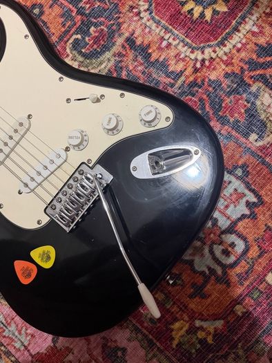 Encore Electric Guitar - Black Strat Style