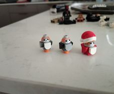 Lego star wars minifigure porg 3 pieces