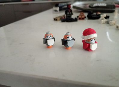 Lego star wars minifigure porg 3 pieces