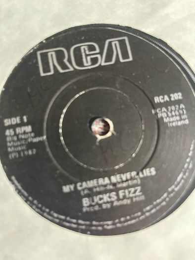 Bucks Fizz. My camera never lies vinyl record in vg condition