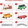 Christmas train set, 14 piece. Boxed and new Image 2