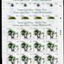 2006 Ireland Fauna & Flora Native Trees Commemorative Stamp Sheetlet Plate 1A1A1A1A Mint Never Hinged (MNH) Image 2