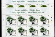 2006 Ireland Fauna &amp; Flora Native Trees Commemorative Stamp Sheetlet Plate 1A1A1A1A Mint Never Hinged (MNH)