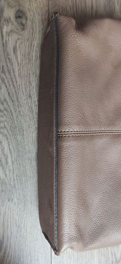 Next Tan Brown Genuine Leather Crossbody Bag