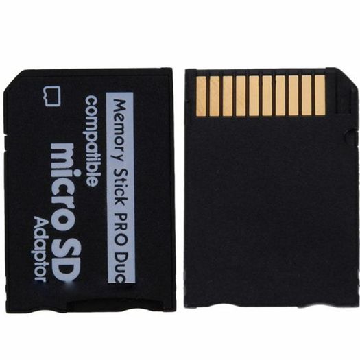 Micro SD / TF to Memory Stick PRO Duo Adapter | For Sony PSP, Cameras & Camcorders | New