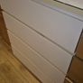 Classic IKEA Malm chest of 4 drawers in white Image 5