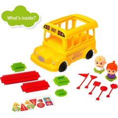Fun Bricks CoComelon School Bus Kit: Build and play! | Preschool Building Blocks | Ages 2+