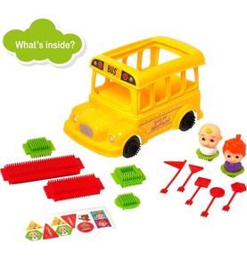 Fun Bricks CoComelon School Bus Kit: Build and play! | Preschool Building Blocks | Ages 2+
